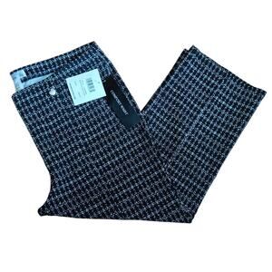 89th + Madison Black/White Women's Pants (Size L)